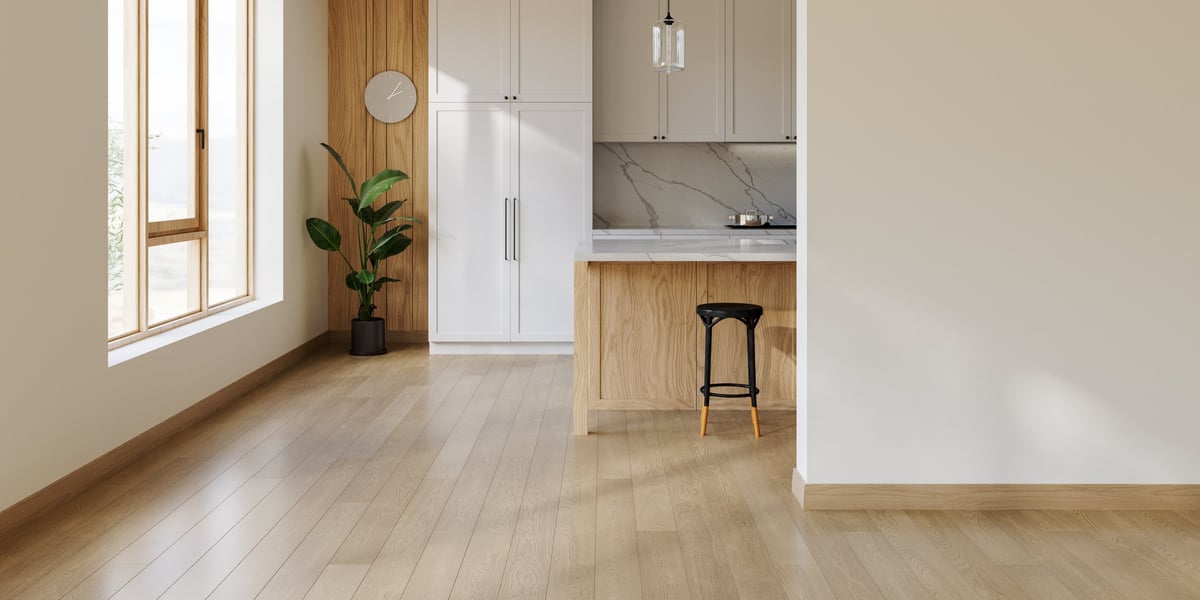 Modern flooring installation